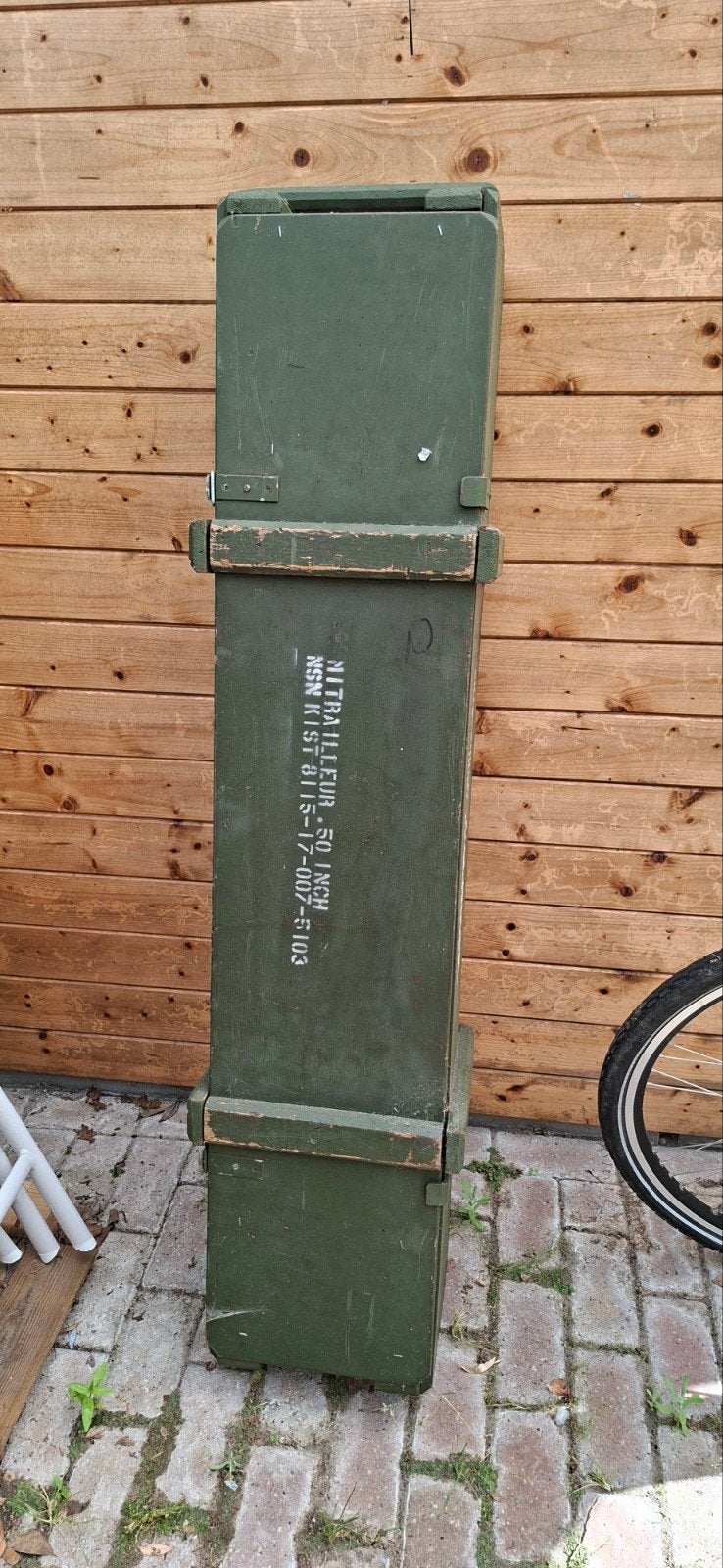 Legerkist munitiekist, Huis en Inrichting, Woonaccessoires | Kisten, Ophalen, Minder dan 50 cm, 100 tot 150 cm, Zo goed als nieuw
