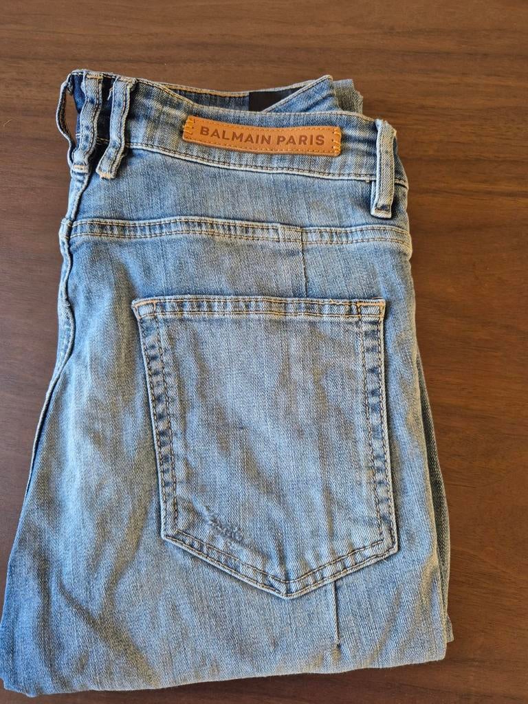Balmain Jeans - Maat 32/32, Ophalen of Verzenden, Gedragen, Blauw