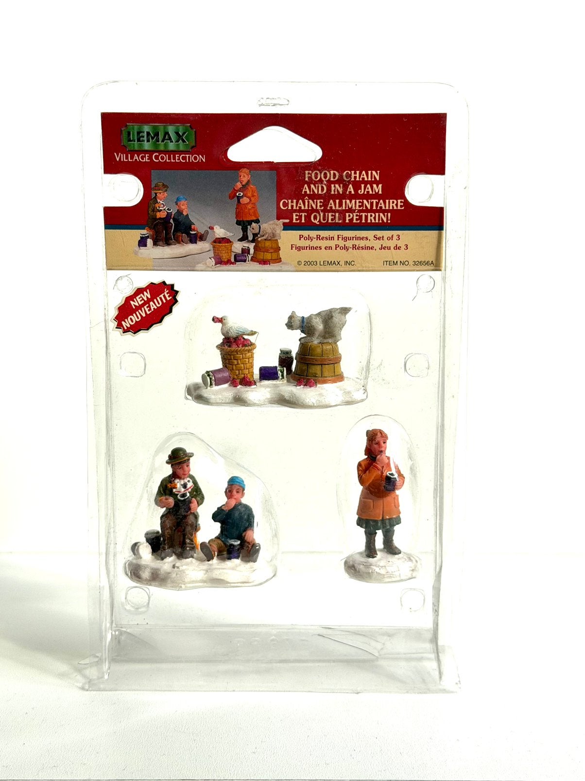 Lemax Food Chain And In A Jam, set of 3 (32656a) Very Rare, Diversen, Kerst, Verzenden