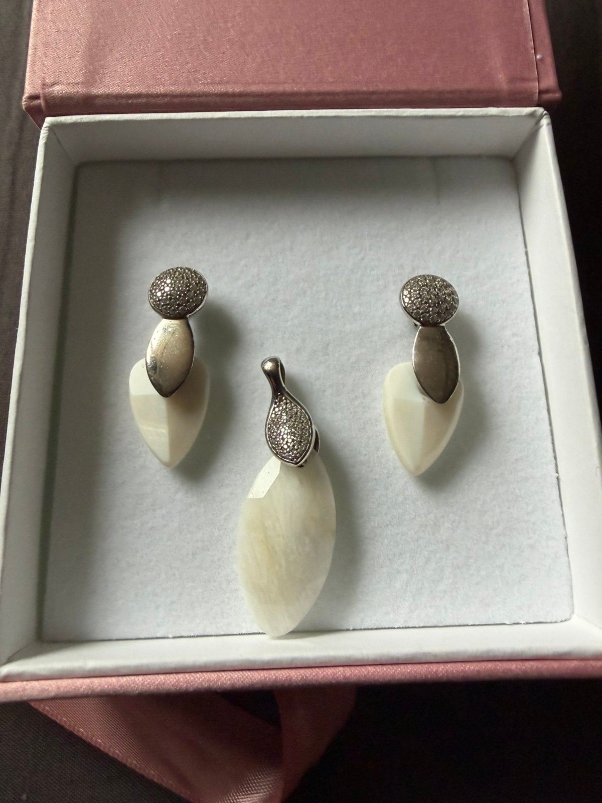 Sparkling jewels set met steentjes, Ophalen of Verzenden, Zo goed als nieuw