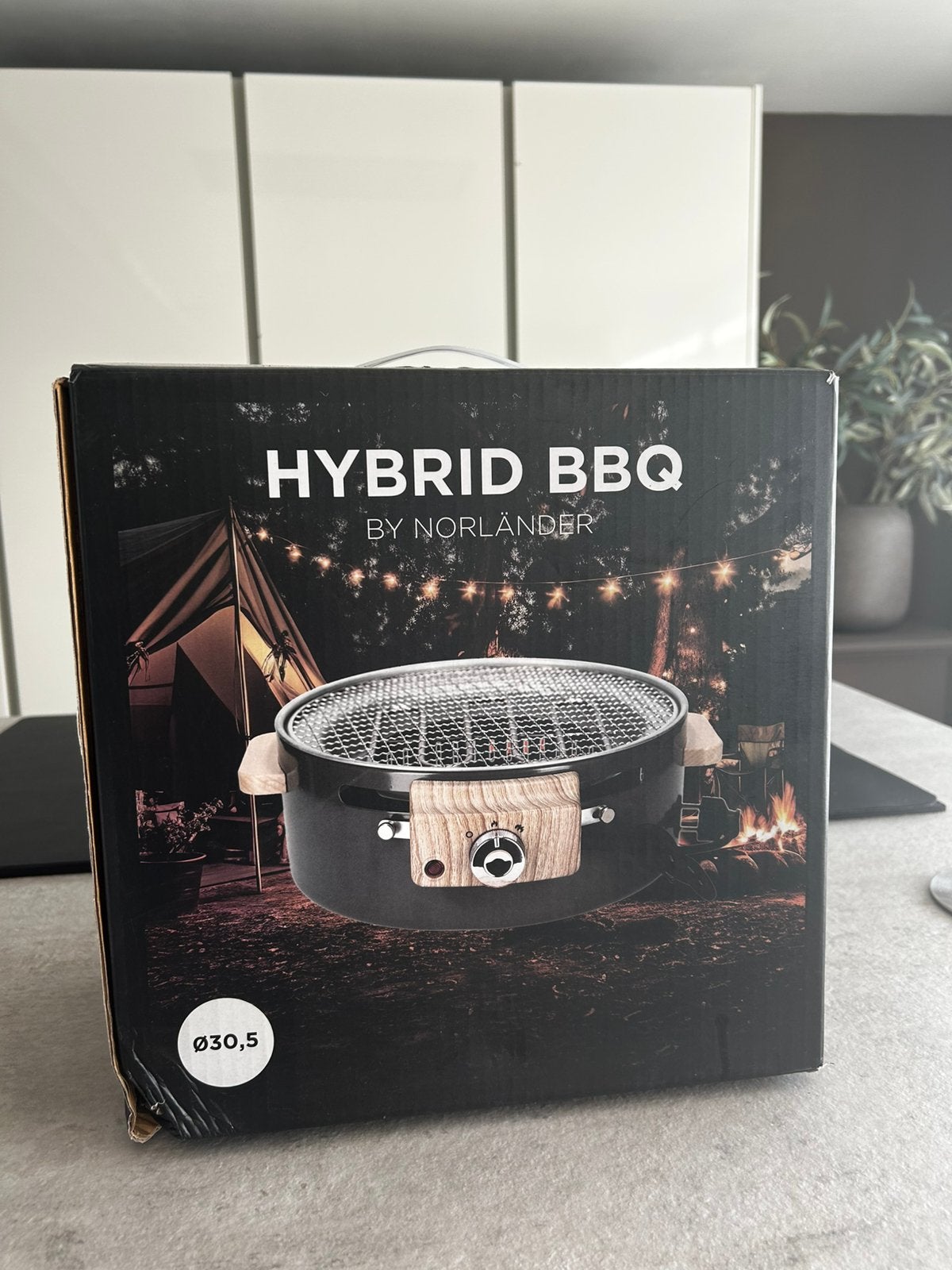 Norlander elektische bbq, Ophalen, Zo goed als nieuw