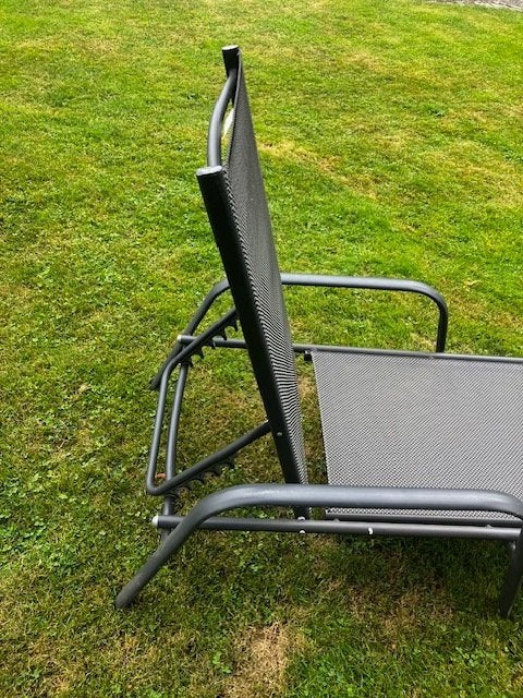 ligstoel, Tuin en Terras, Ophalen, Gebruikt, Aluminium, Verstelbaar