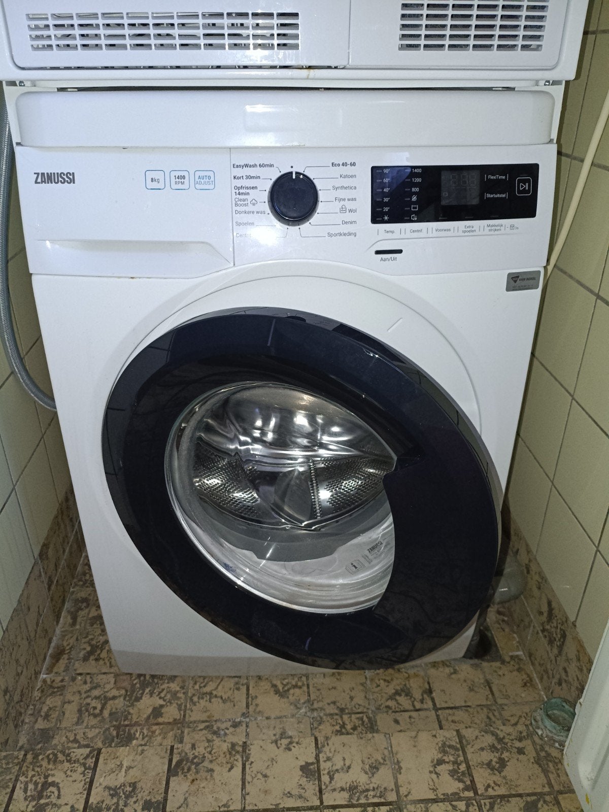 Zanussi Wasmachine 8kg 1400 RPM - Zo goed als nieuw, Witgoed en Apparatuur, Wasmachines, Ophalen