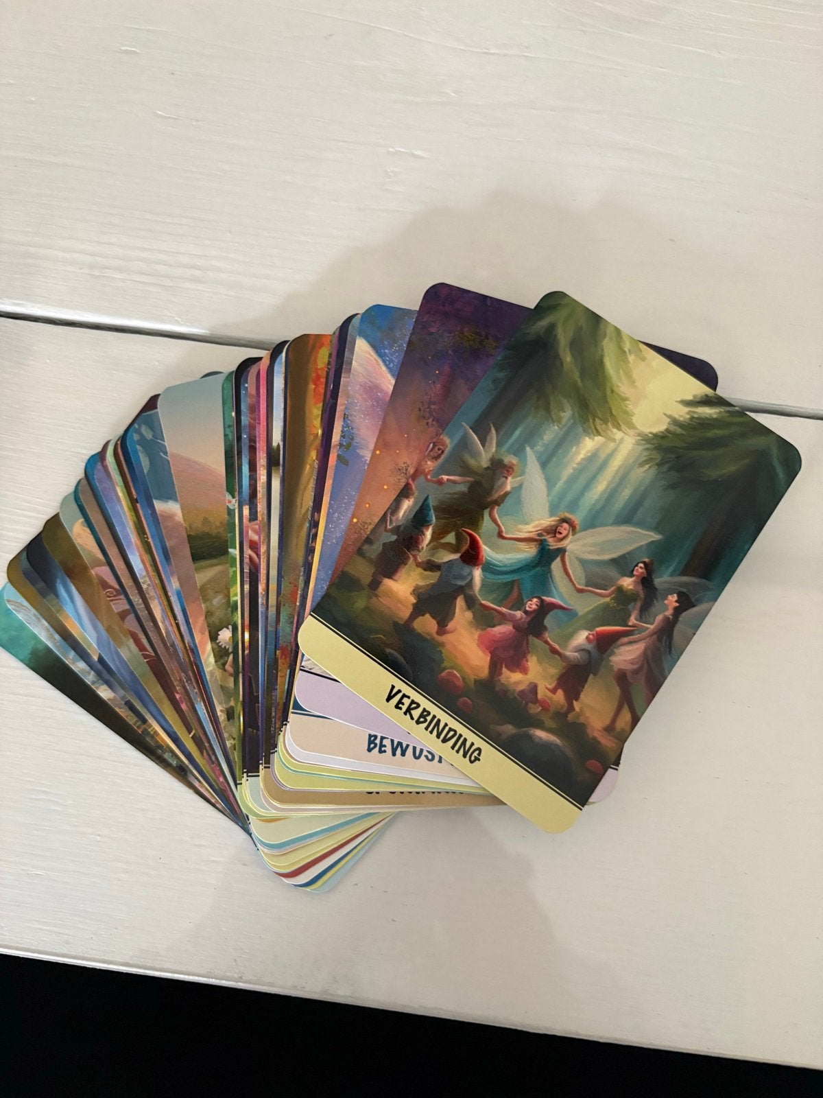 De Fluistering van de Natuurwezens Orakelkaarten, Ophalen of Verzenden, Zo goed als nieuw, Tarot of Kaarten leggen, Overige typen
