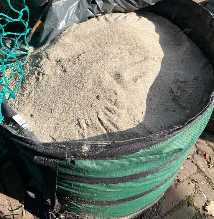 Opvulzand / 4 zakken (excl. zak), Tuin en Terras, Ophalen, Ophoogzand