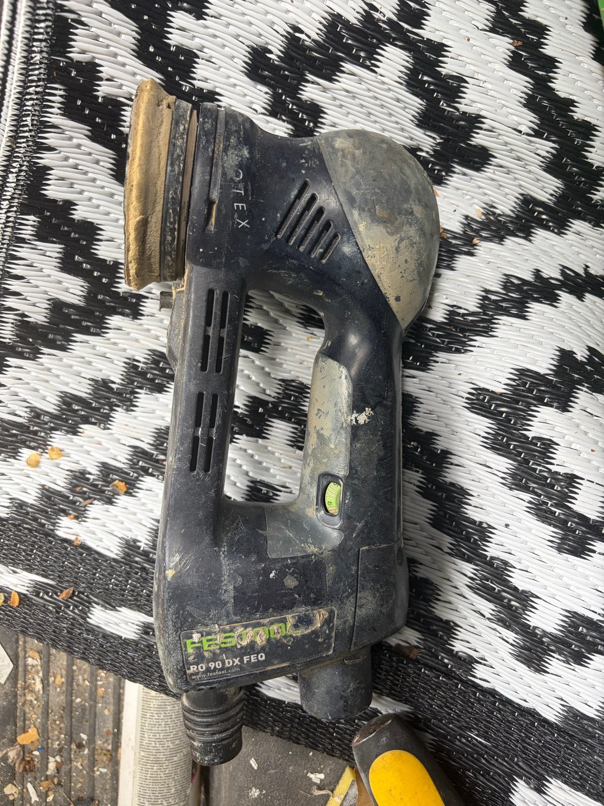 Festool Rotex RO 90 DX FEQ schuurmachine (zonder kabel), Ophalen of Verzenden, Gebruikt, Minder dan 600 watt, Excentrische schuurmachine