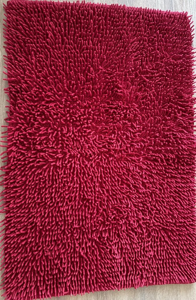 Badmat Sealskin 60 x 90, Gebruikt, Ophalen of Verzenden, Badmat, Rood