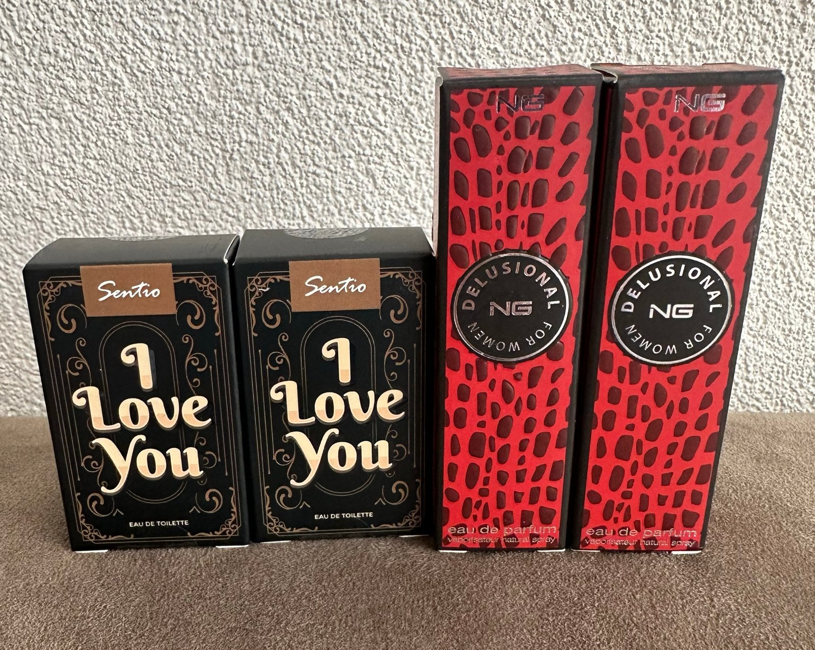 4 Mini Parfums (2 dames, 2 heren) - NG & Sentio 15ml, Ophalen of Verzenden, Nieuw