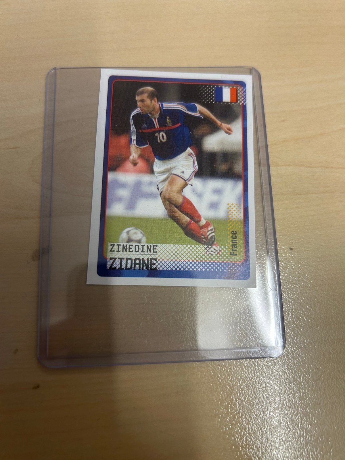 Zinedine Zidane Panini WK 2002, Ophalen of Verzenden, Zo goed als nieuw, Sticker