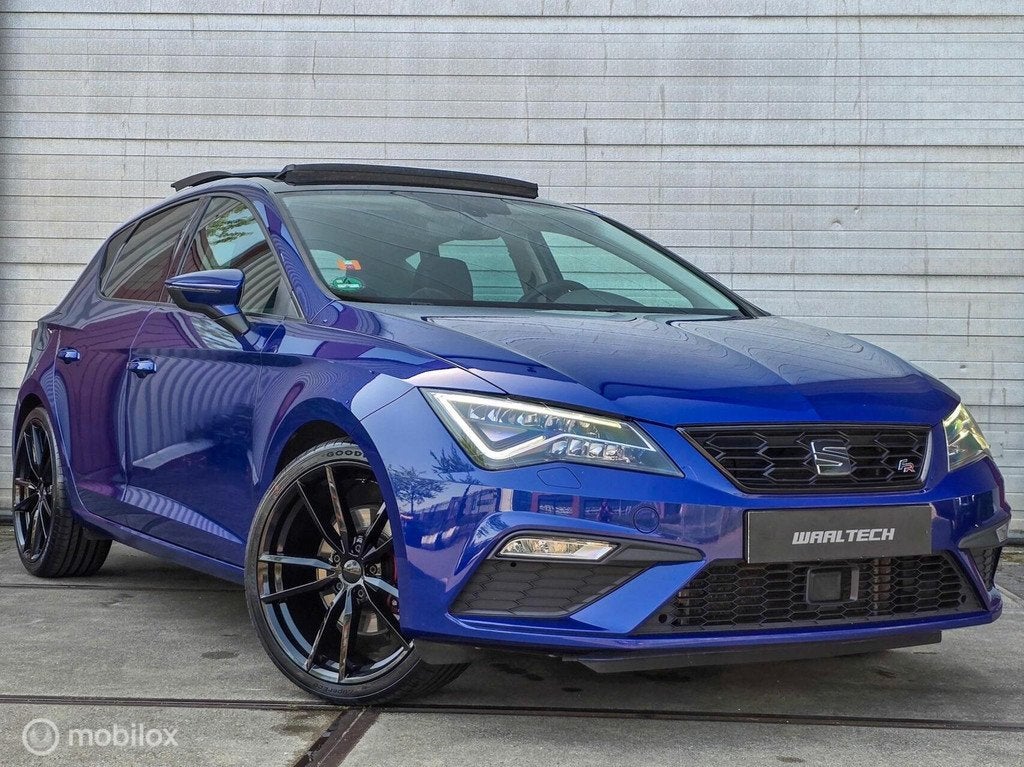 Seat Leon 2.0 TSI FR Business Intense Pano Carplay Leder, Auto's, Seat, Bedrijf, Te koop, Leon, ABS, Adaptive Cruise Control, Airbags