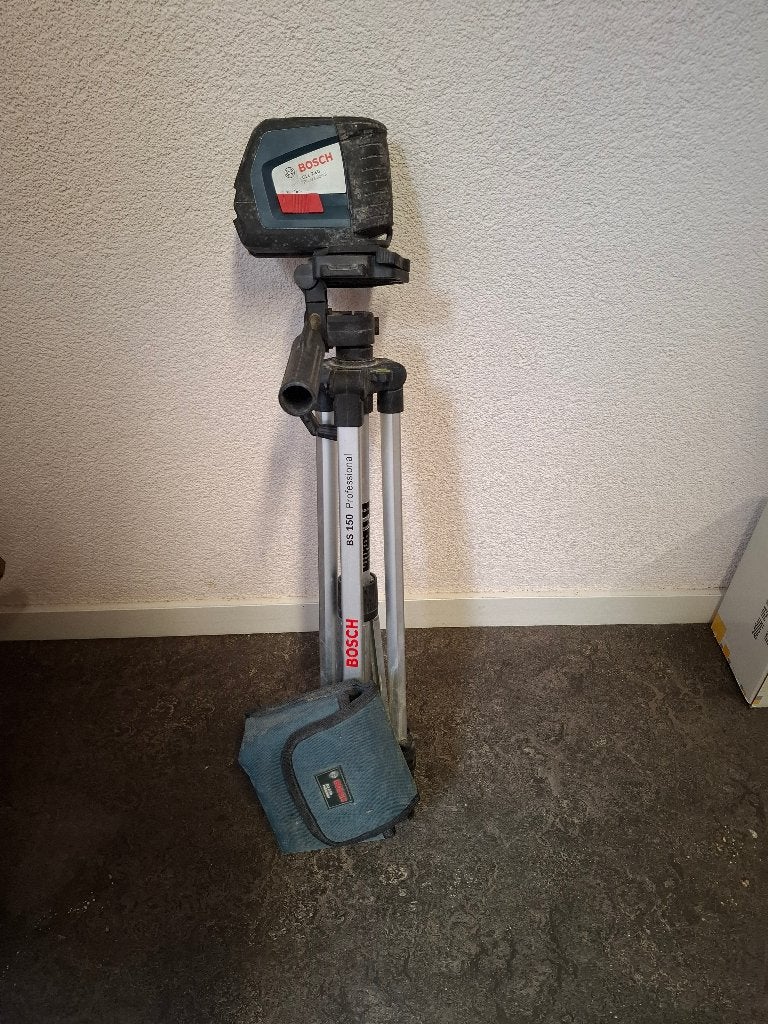 Bosch laser met statief, Ophalen, Gebruikt, Overige meters