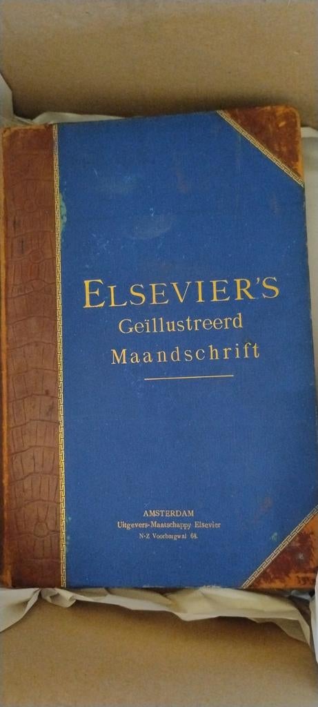 Elsevier geïllustreerd maandschrift jaargang 1 tm jaargang 4, Ophalen of Verzenden