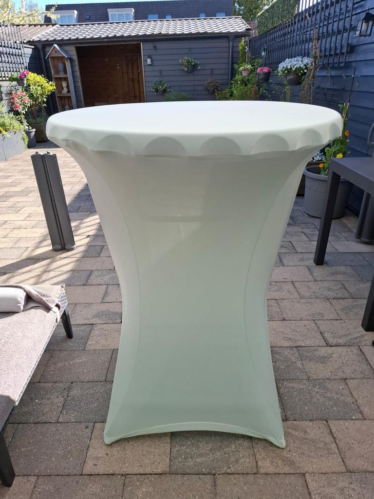 Sta tafel 78 rond en 112 hoog, Huis en Inrichting, Tafels | Statafels, Ophalen, Gebruikt