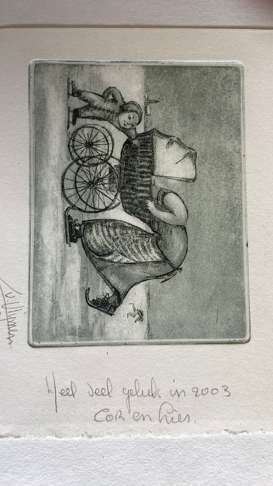 Exlibris en vrije grafiek Liesbeth van Vlijmen, Ophalen of Verzenden