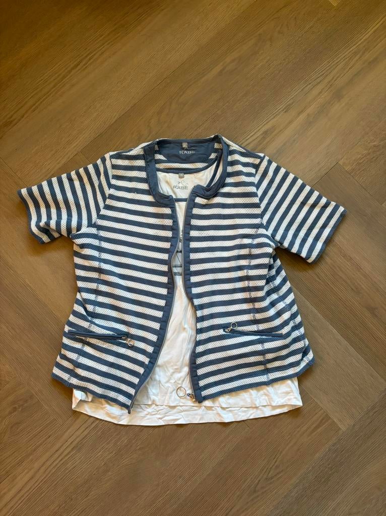 Dames setje Rabe maat 46, Ophalen of Verzenden, Zo goed als nieuw, Blauw, Trui of Vest