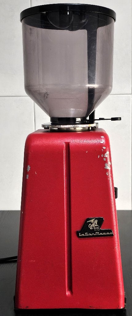 La San Marco SM 90/A koffiemolen – getest & compleet, Ophalen, Metaal, Rood, Overige merken