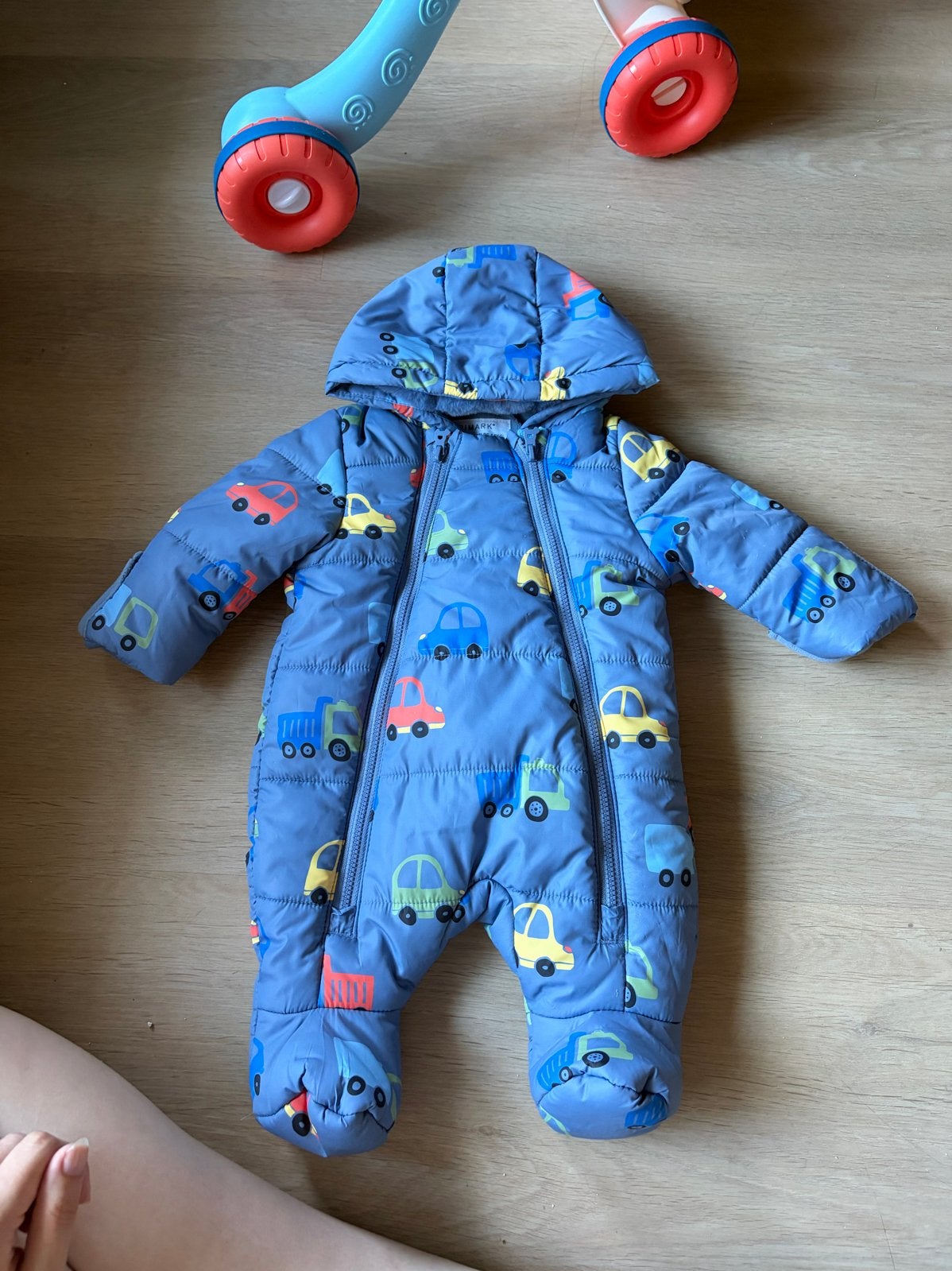 Primark Baby skipak met auto's, maat 50/56, Ophalen of Verzenden, Zo goed als nieuw, Jongetje
