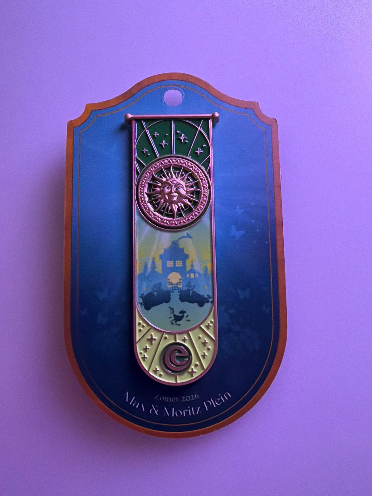 Zeldzame Efteling Max & Moritz Plein pin Zomer 2026, Verzamelen, Ophalen of Verzenden, Nieuw, Button of Speldje