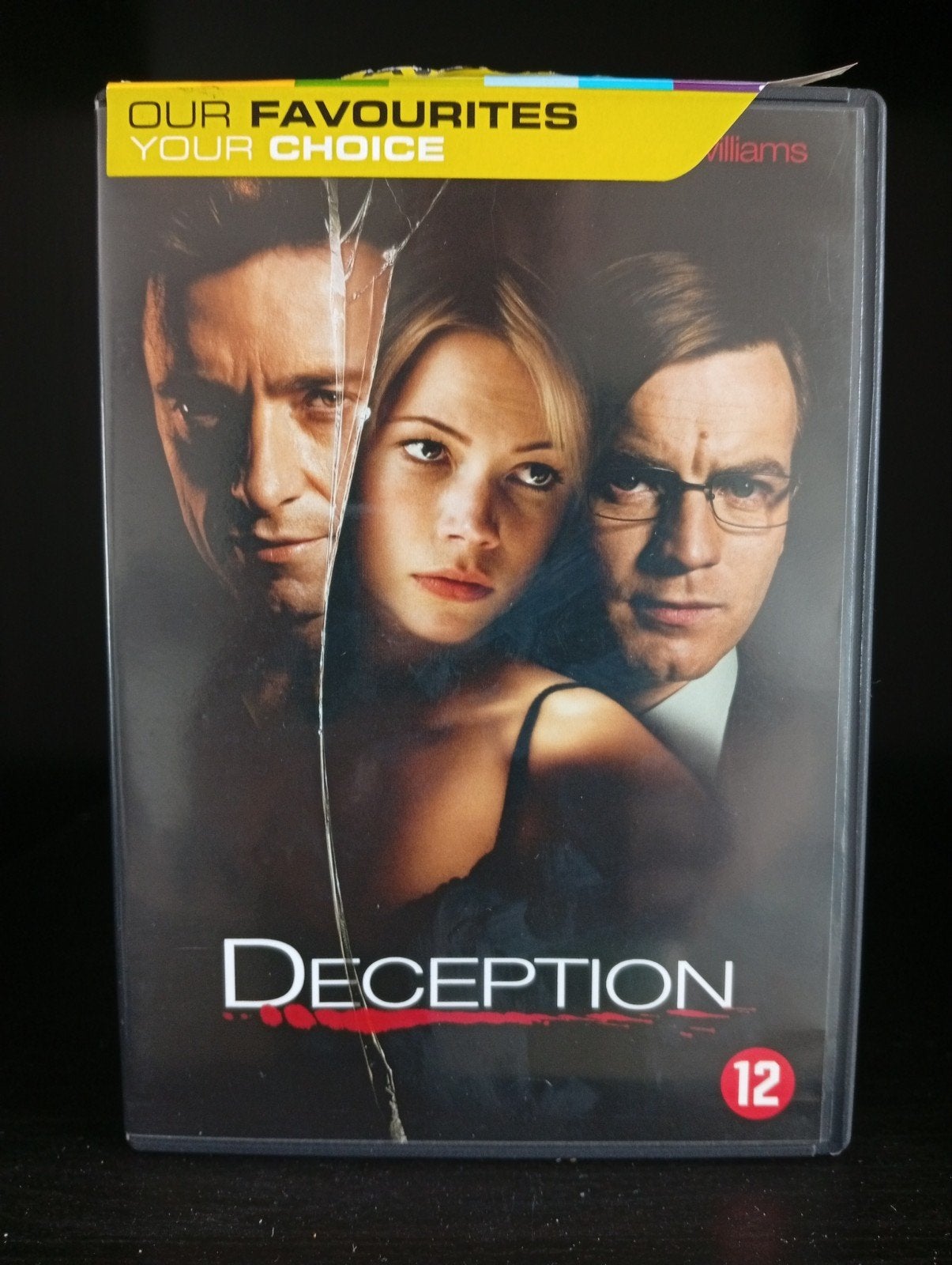Deception DVD - Thriller met Hugh Jackman, Psychologische thriller, Engels, Nederlands, Inclusief doosje