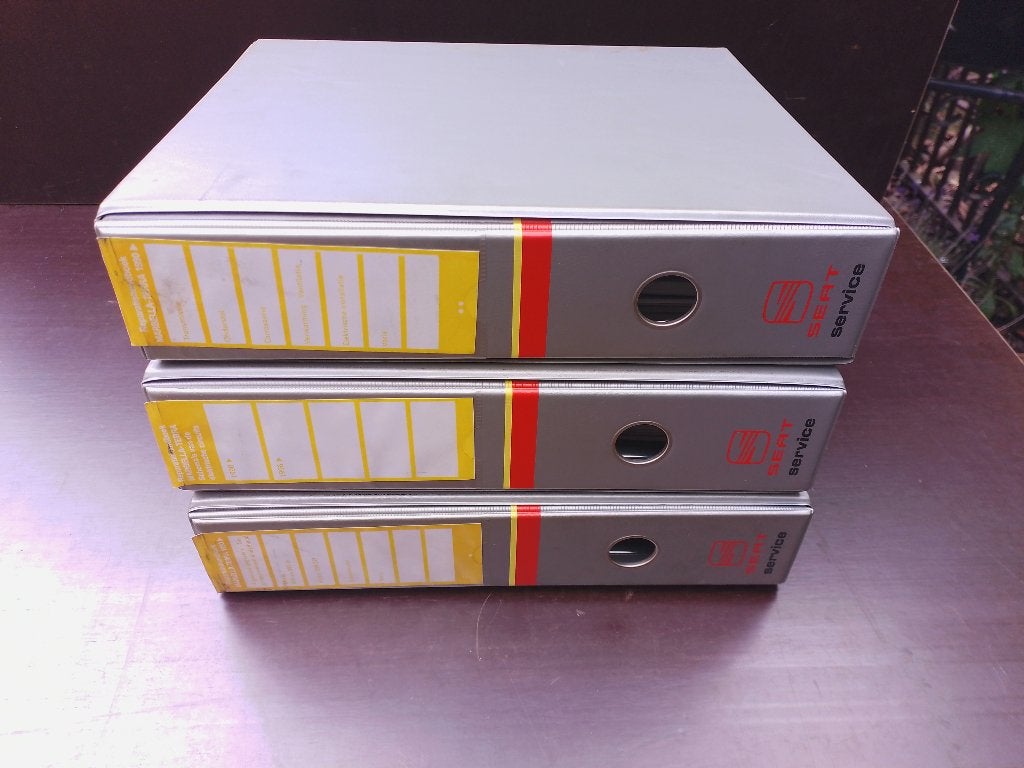 Set dealer werkplaatsboeken Seat Marbella en Terra ( Panda ), Ophalen of Verzenden, Gelezen, Overige merken