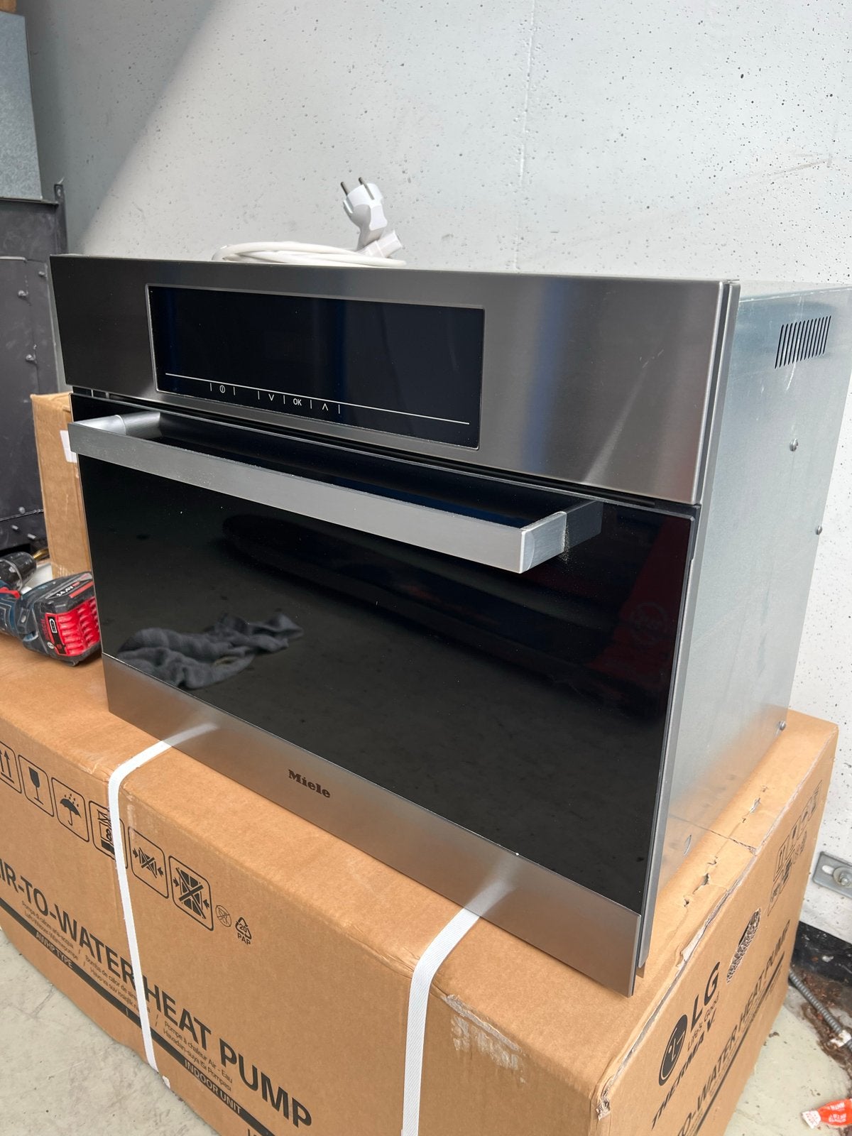 Miele DG 5040 ED/CS/D Stoomoven - Inbouw  Nieuw, Ophalen, 45 tot 50 cm, 60 cm of meer, Nieuw