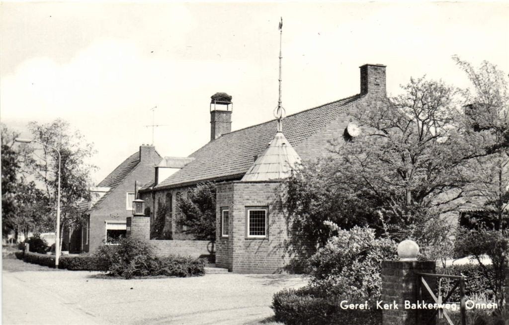 Geref. Kerk Bakkerweg, Onnen - ongelopen, Ophalen of Verzenden, 1960 tot 1980, Ongelopen, Groningen