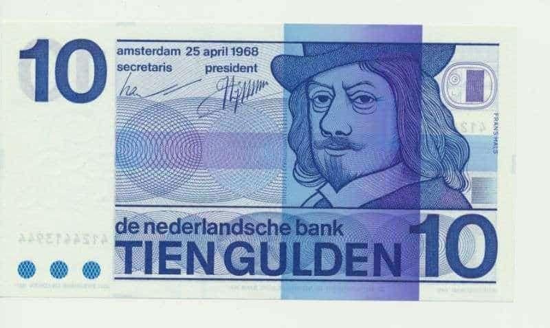 Nederland 10 Gulden 1968 Frans Hals UNC, Ophalen of Verzenden, 10 gulden, Los biljet