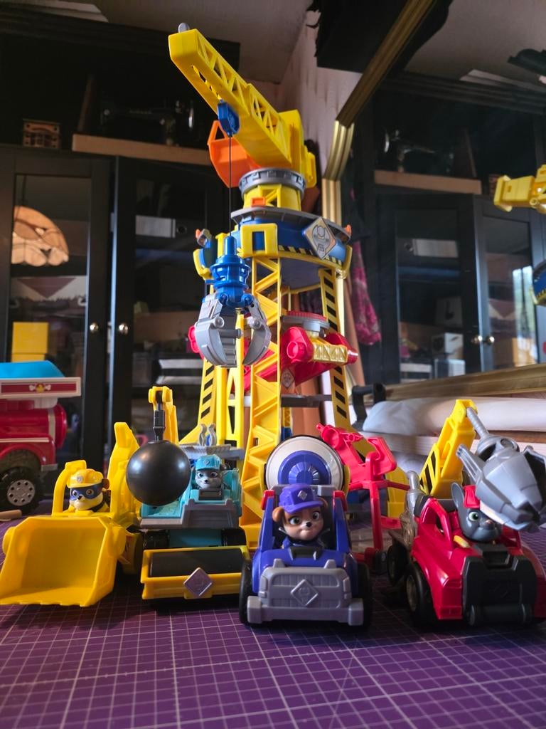Paw Patrol Rumble and Crew mega werk toren, Ophalen of Verzenden, Zo goed als nieuw