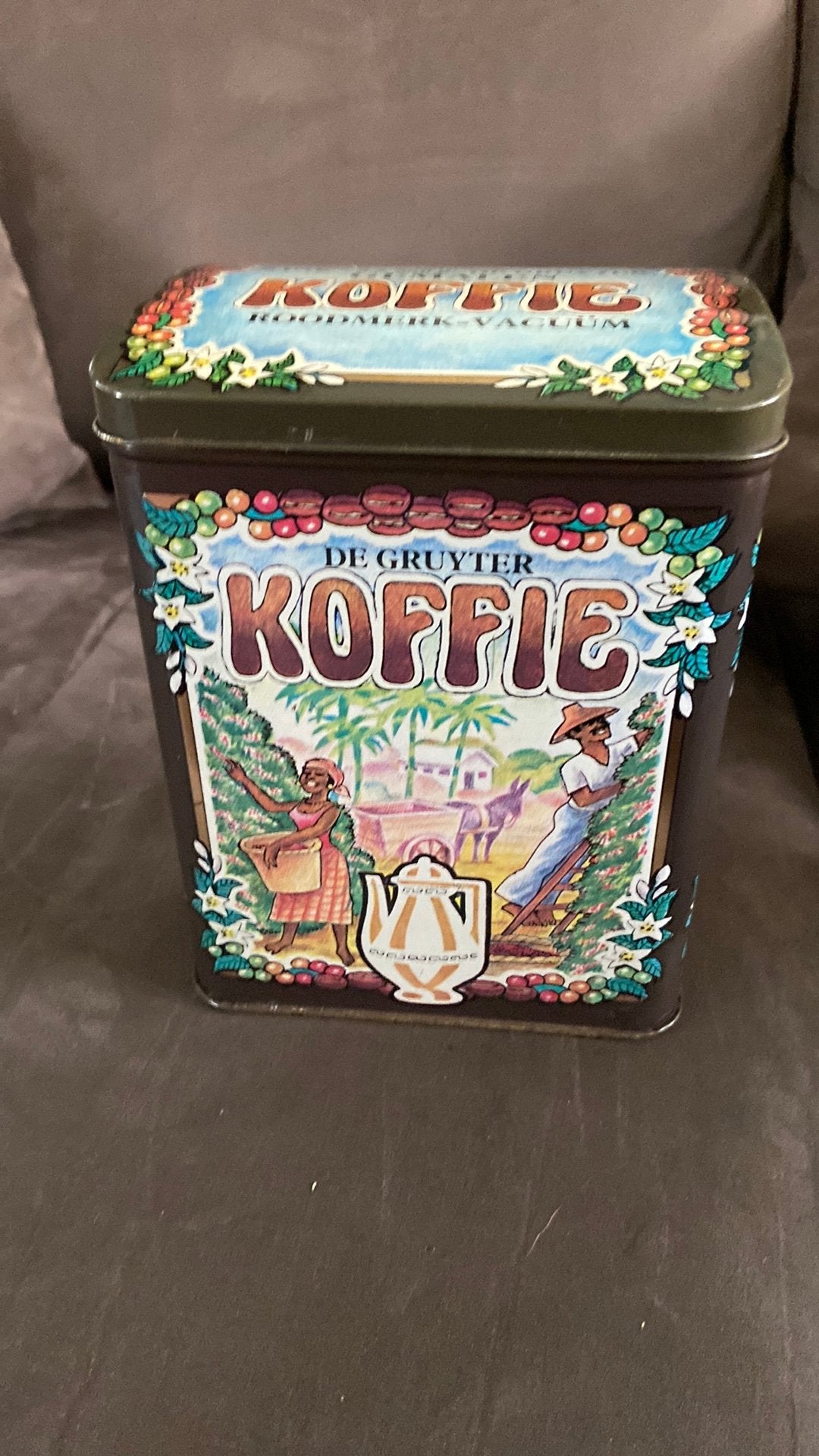 De Gruyter koffie vintage, Verzamelen, Blikken, Ophalen of Verzenden, Zo goed als nieuw, Koffie