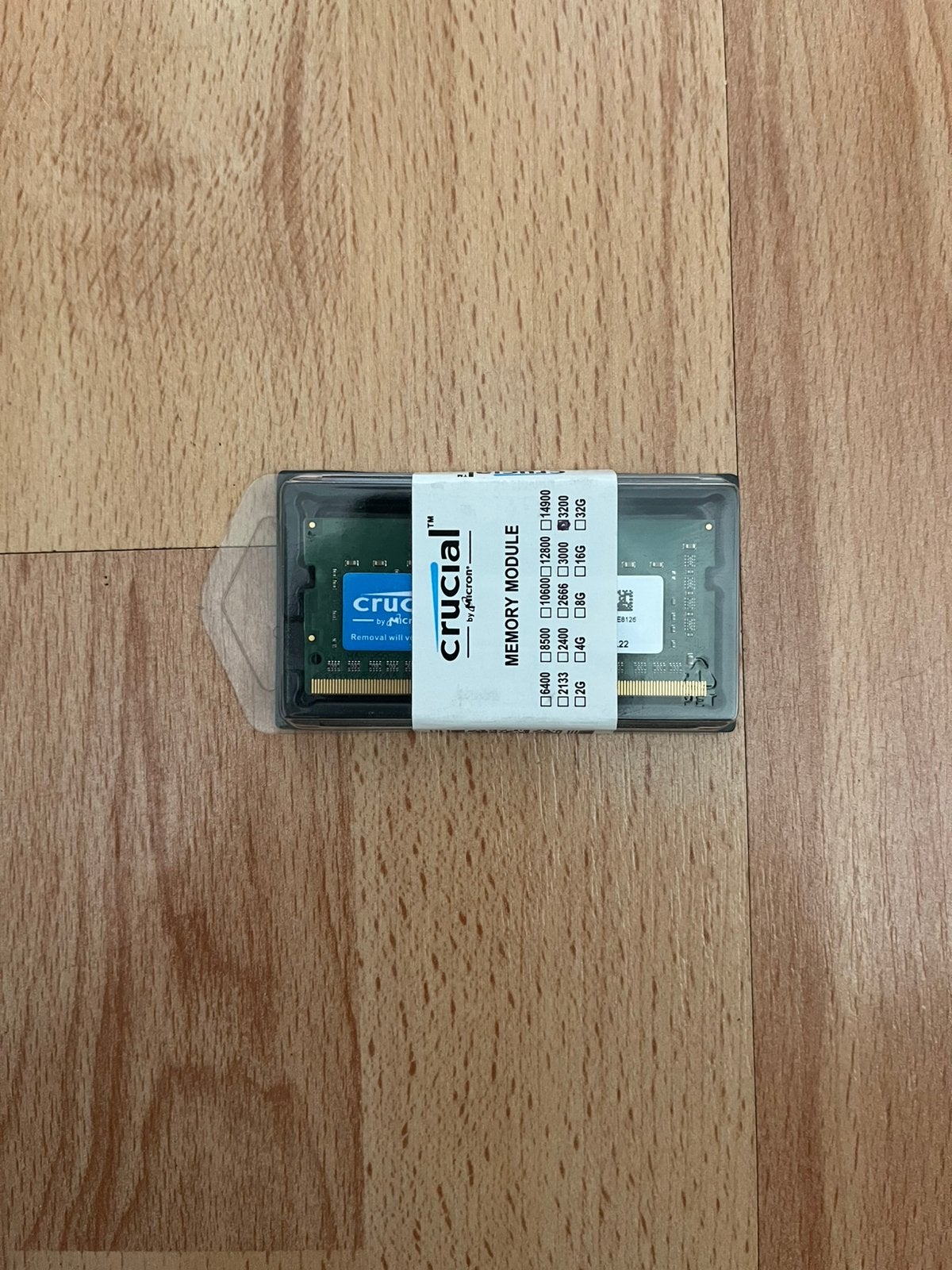 Crucial 8GB SODIMM DDR4 3200GB nieuw, Computers en Software, RAM geheugen, DDR4, 8 GB, Nieuw, Ophalen of Verzenden