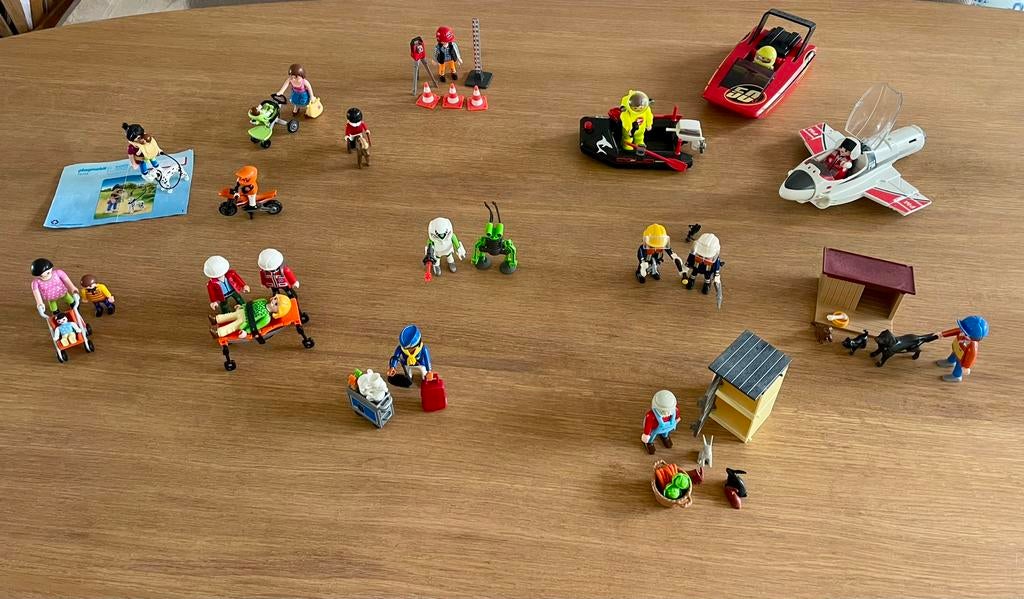 Pakket van 15 verschillende setjes Playmobil!, Ophalen of Verzenden, Gebruikt, Los playmobil