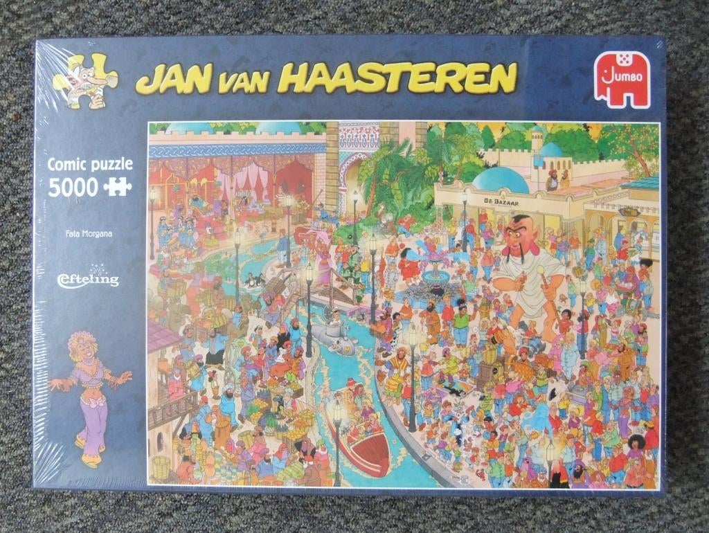 NIEUW 5000st puzzel Jan van Haasteren Fata Morgana Efteling, Ophalen of Verzenden, Meer dan 1500 stukjes, Nieuw, Legpuzzel
