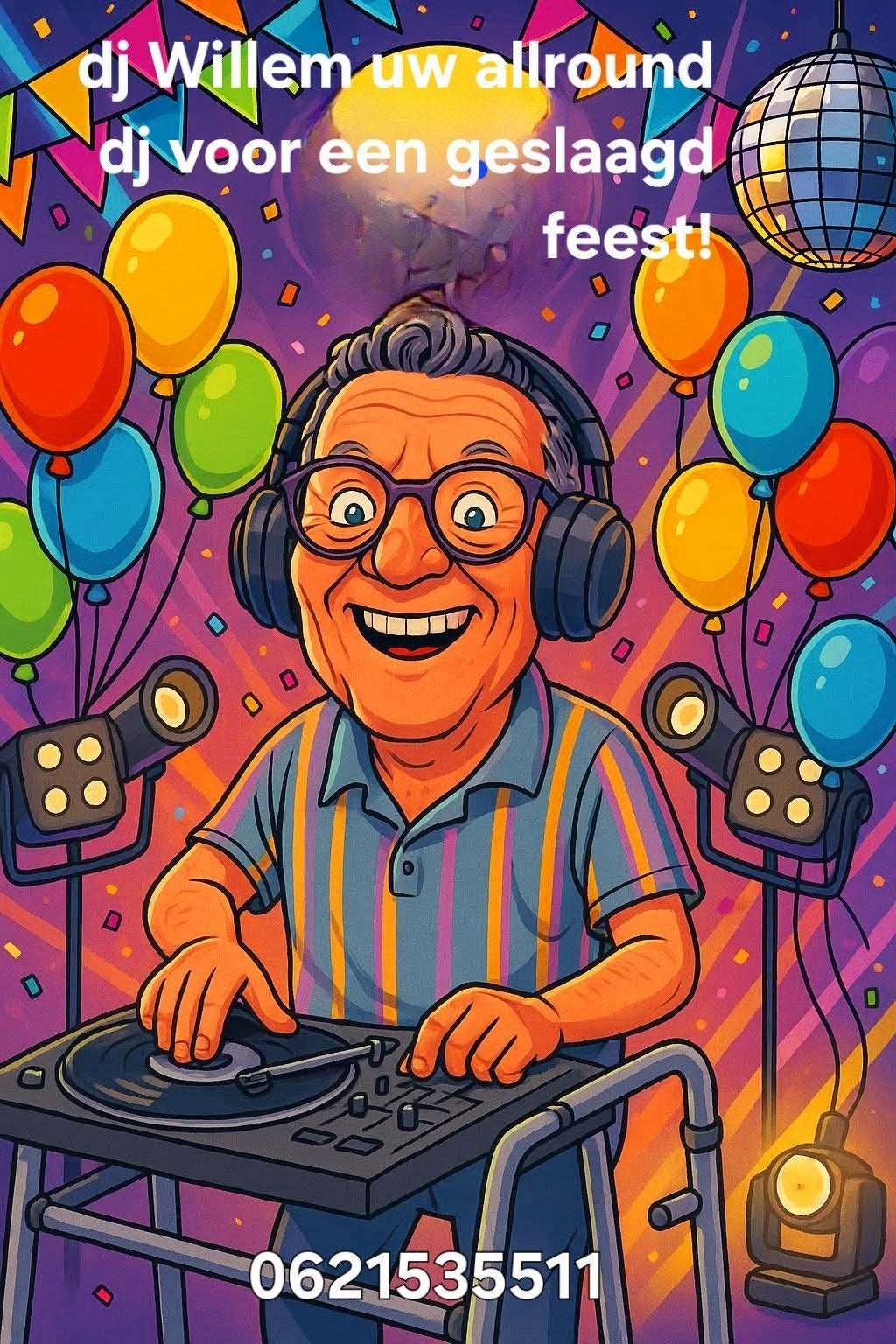 allround dj Willem voor ieder feest!, Dj
