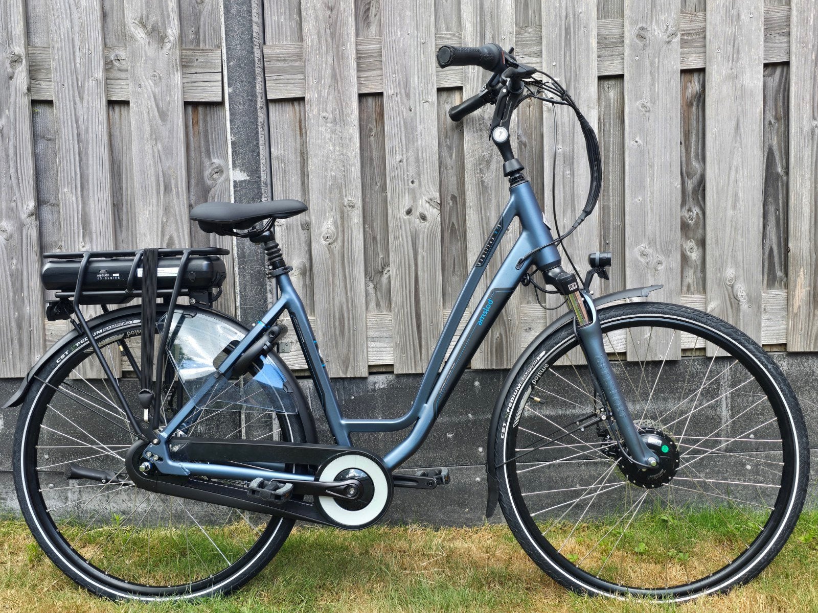 Amslod Hamilton MRX 54cm Dames E-Bike Elektrischefiets, 53 tot 56 cm, Versnellingen, Zo goed als nieuw, Schijfrem