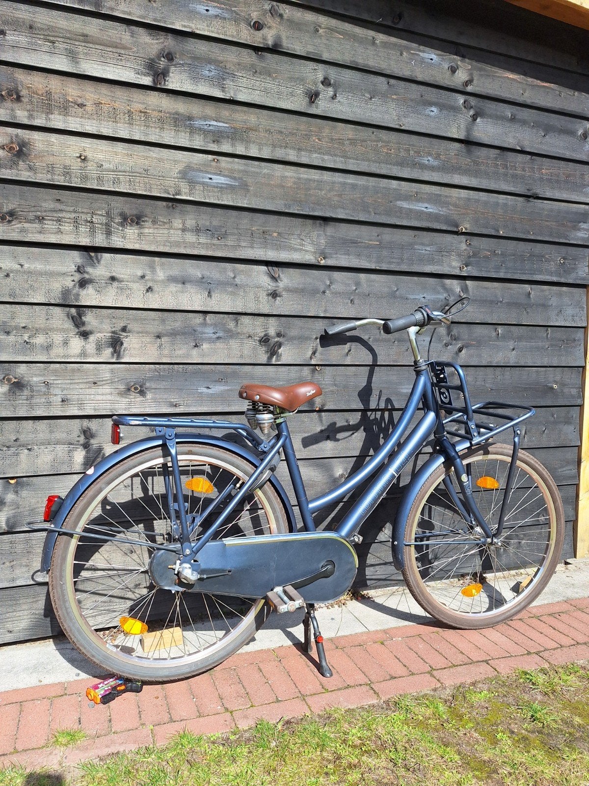 Stoere Cortina U4 meisjes fiets 26", Terugtraprem, Gebruikt, Cortina U4 transportfiets, Versnellingen