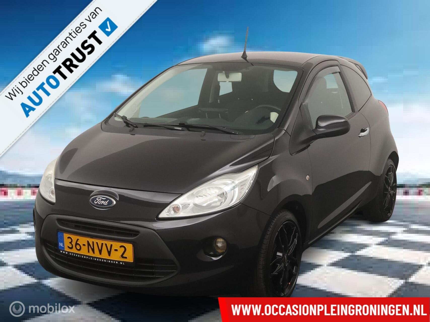 Ford Ka 1.2 Comfort start/stop, Voorwielaandrijving, Euro 5, Stof, Gebruikt