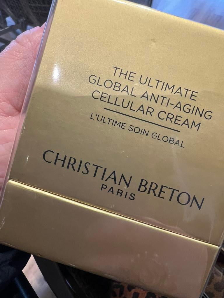 New-Christian Breton The ULTIMATE GLOBAL ANTIAGING CELLU CRE, Ophalen of Verzenden, Zo goed als nieuw, Gehele gezicht