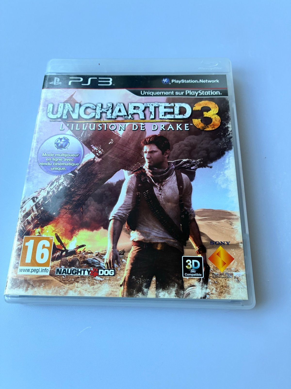 Uncharted 3: Drake's Deception PS3 - Avontuurlijke Actie, Avontuur en Actie, Online, 8013XG, Gebruikt