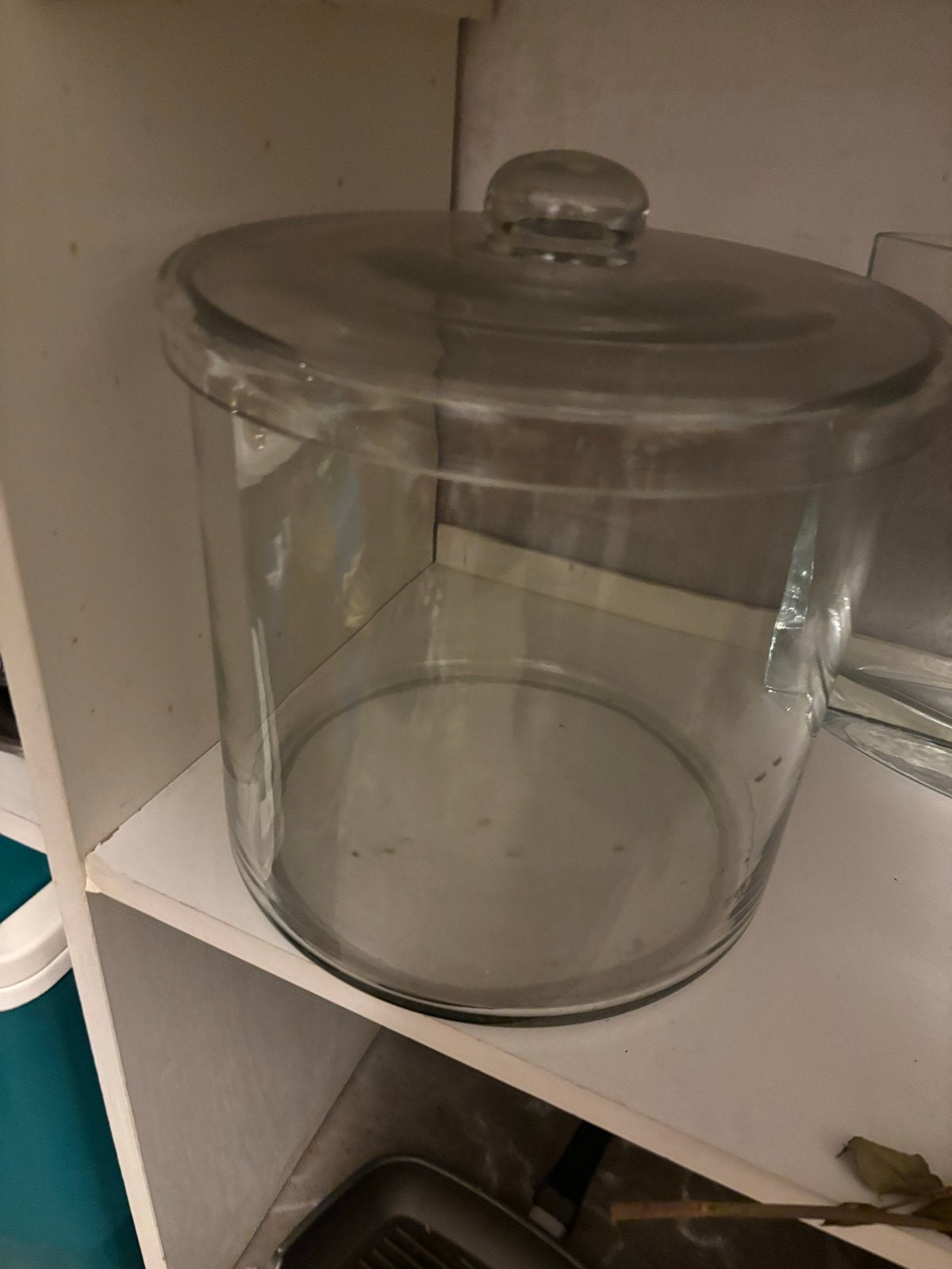 Glazen voorraadpot met deksel, Ophalen, Voorraadpot, Overige merken, Glas