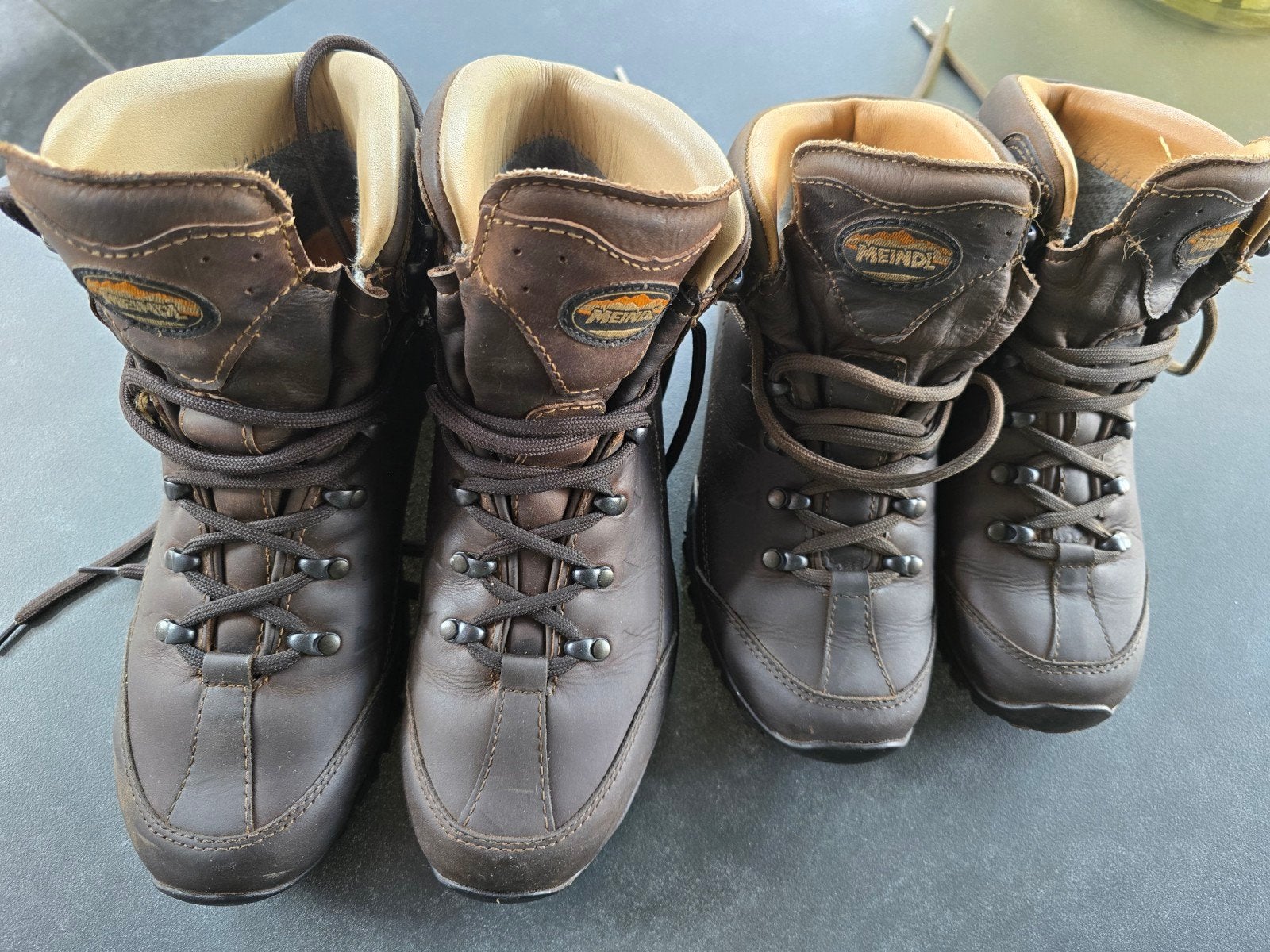 2 paar Meindl Wandelschoenen Dames 38 Heren 43, Sport en Fitness, Bergsport en Wandelen, Ophalen of Verzenden, Gebruikt, Schoenen