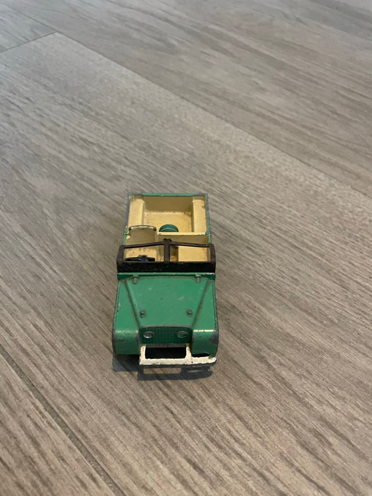Vintage Dinky Toys Land Rover - Groen Speelgoedmodel, Ophalen of Verzenden, Gebruikt
