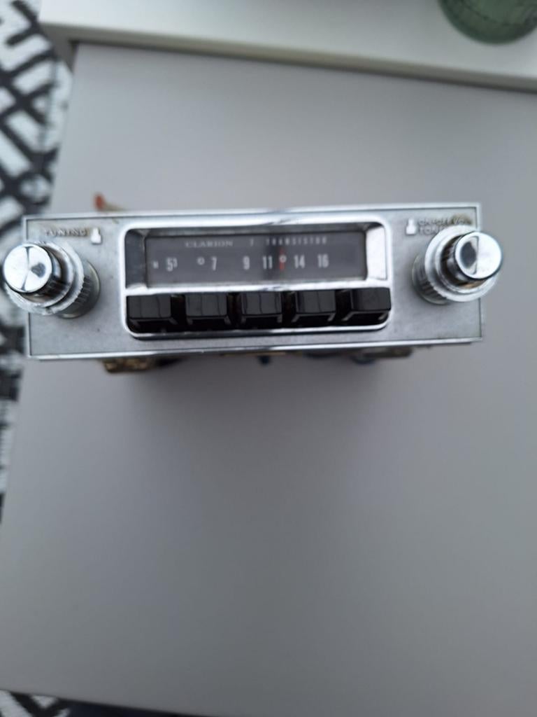 Vintage Clarion Transistor Autoradio - Klassieke Auto, Ophalen, Gebruikt