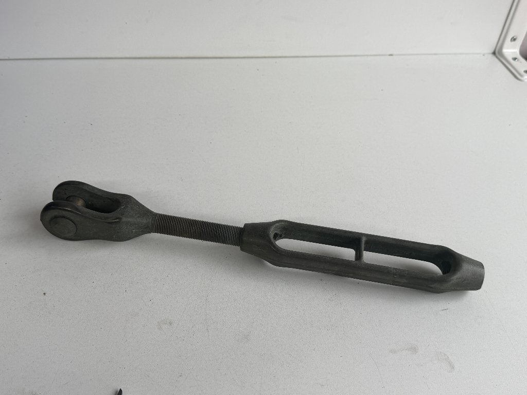 Bronzen wantspanner 18 mm, Ophalen of Verzenden, Gebruikt, Lijn of Blok