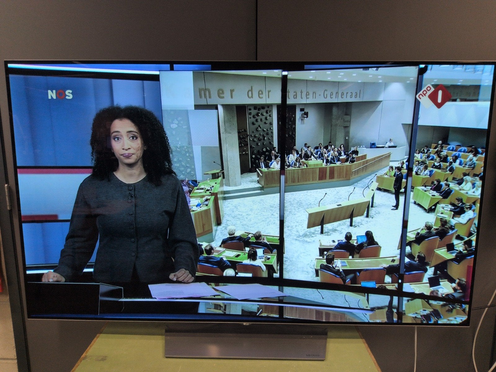 LG oled tv / 65 inch / voor onderdelen, Ophalen, Gebruikt, Lg, X