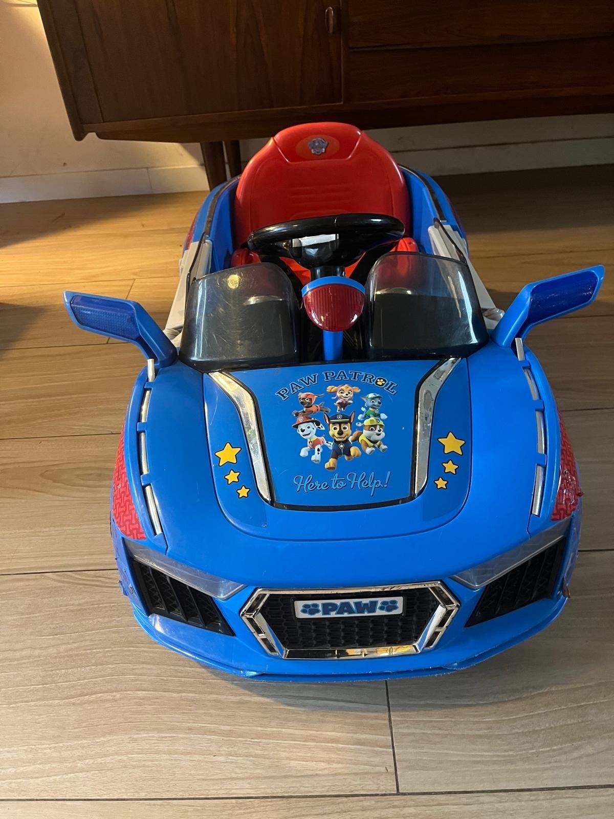 Paw Patrol elektrische kinderauto met licht en geluid, Ophalen, Gebruikt, Afstandsbediening
