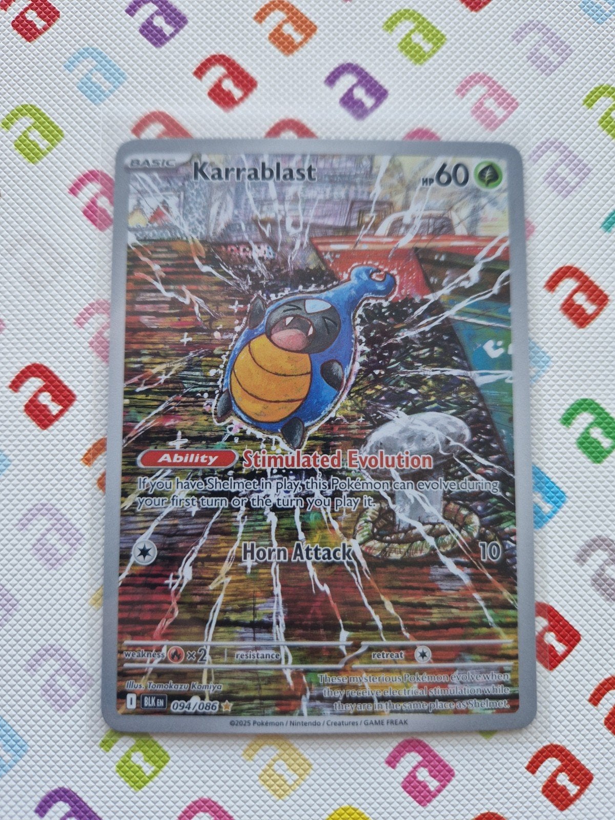Karrablast 094/086 - Pokemon Kaart - Zo goed als nieuw, Ophalen of Verzenden