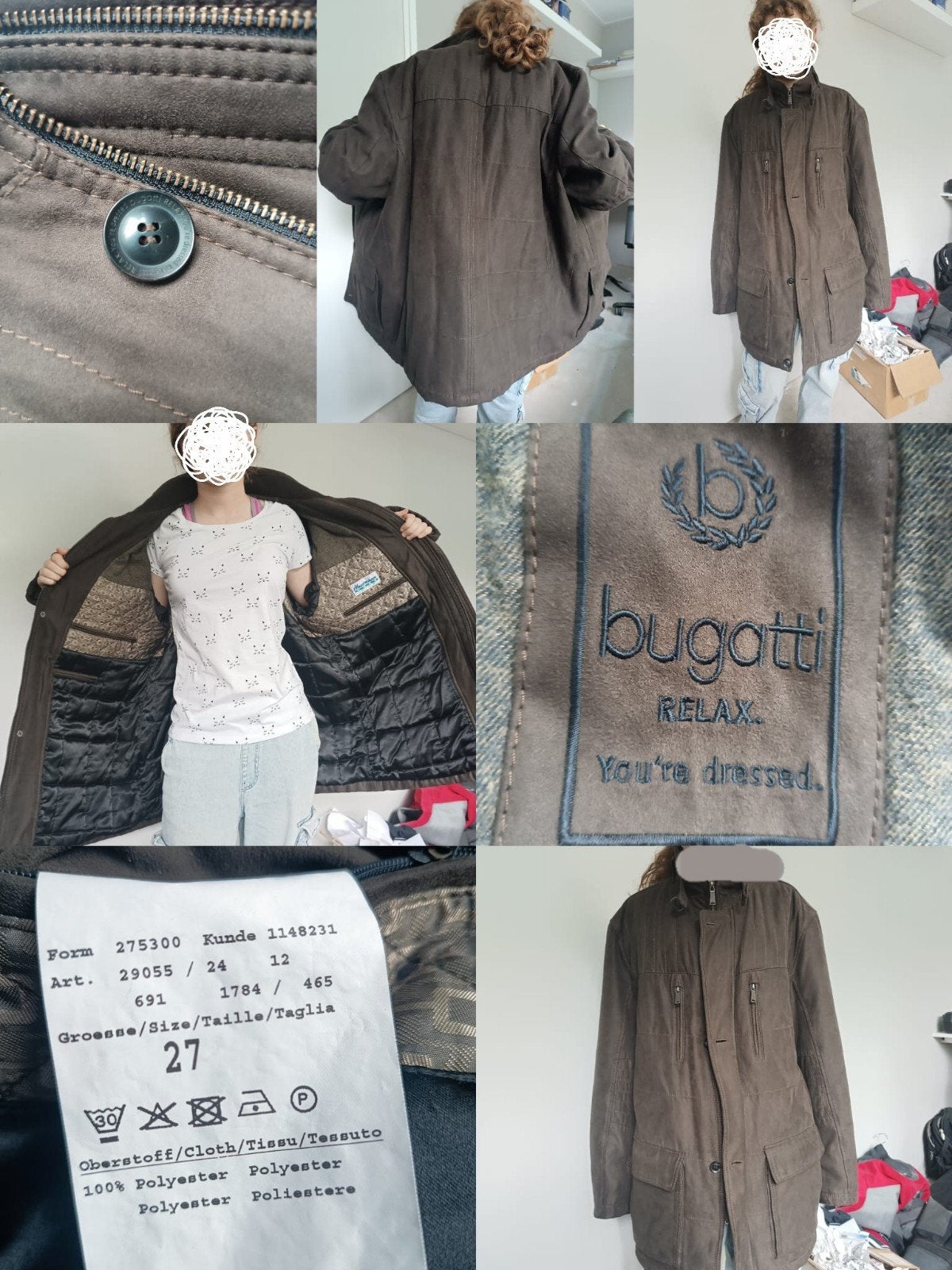 Bugatti Relax herenjas - Maat 27 (vergelijkbaar met L/XL), Maat 52/54 (L), Bugatti, Bruin, Ophalen of Verzenden