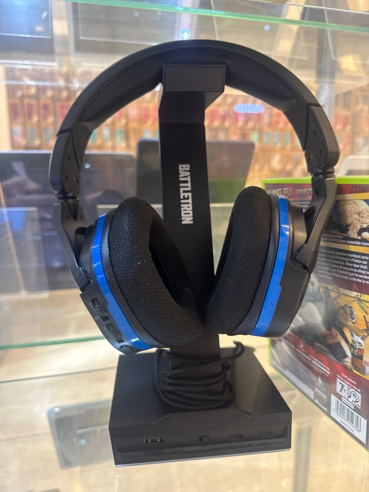 Turtle Beach Gaming Headset - Zwart/Blauw, Overige merken, Ophalen of Verzenden, Microfoon, Zwart
