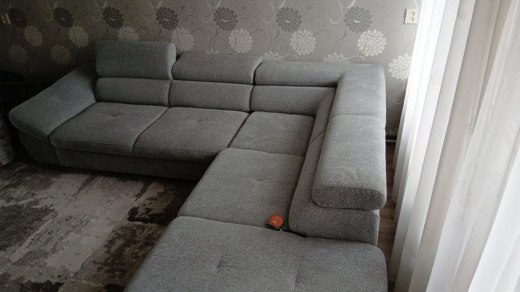 Grote hoekbank, Huis en Inrichting, Banken | Bankstellen, Ophalen, 250 tot 300 cm, Gebruikt, 125 tot 150 cm