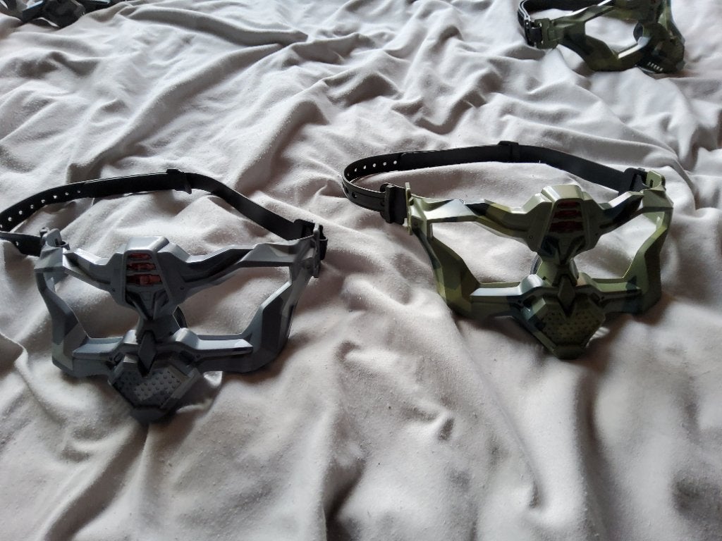 16x light battle lasergame active VIP maskers, Ophalen, Zo goed als nieuw